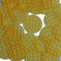 3D Yellow Round Sequin 1.5 inch Dimensional Reflector Paillettes. Made in USA.