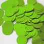 20mm ROUND SEQUIN PAILLETTES ~ LIME GREEN METALLIC Flat Sequin Disc Made in USA
