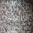 Sequin Stitched Trim 4mm ~ Dark Leopard Print  ~ Strung by the yard. Made in USA