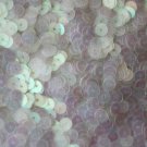 5mm Flat Round Loose SEQUIN PAILLETTES ~ GREEN LUMINESCENT MOONBEAM ~ Made USA