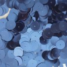 10mm Flat SEQUIN PAILLETTES ~ Light BLUE Metallic ~ Round Disc ~ Made in USA.