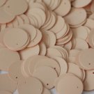 20mm ROUND SEQUIN PAILLETTES ~  PEACH Opaque Shiny~ Flat Sequin Disc Made in USA
