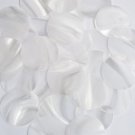 Sequin Round 30mm Raw Silk Crystal Illusion. Large Paillettes. Made in USA.