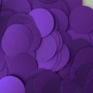 30mm ROUND SEQUIN PAILLETTES ~ PURPLE Matte Silk Frost ~ Flat Disc Made in USA