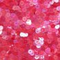 4mm Flat SEQUIN PAILLETTES Loose ~ Ruby Red Crystal Iris Iridescent ~ Made in US