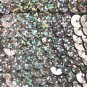 Sequin Trim Silver Ultra Hologram 8mm flat strung by the yard. Made in USA.