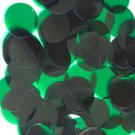 Sequin Seconds Clearance 30mm Round Paillettes Dark Green Transparent pk/100