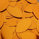Orange Shiny Metallic Navette Leaf 1.5" Couture Sequin Paillettes