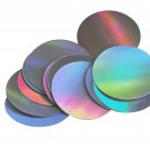 Silver Lazersheen Rainbow Metallic Sequins Round 2" Large Couture Paillettes