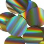 Sequin Round 4" / 100mm Gold Lazersheen Reflective Metallic. Made in USA