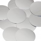 Silver Metallic Sequin Round 60mm Couture Paillettes