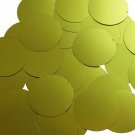 Round Sequin 40mm Green Matte Satin Metallic Couture Paillettes