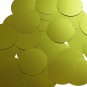 Round Sequin 40mm Green Matte Satin Metallic Couture Paillettes