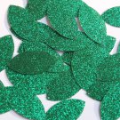 Navette Leaf Sequin 1.5" Green Metallic Sparkle Glitter Texture Paillettes