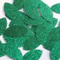 Navette Leaf Sequin 1.5" Green Metallic Sparkle Glitter Texture Paillettes
