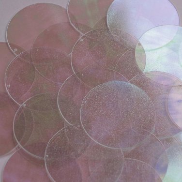 Crystal Iris Luminescent Sequins Round 1.5" Large Couture Paillettes