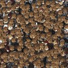 5mm Cup SEQUIN FACET Loose PAILLETTE ~ Metallic Deep Chocolate BROWN