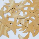 Sequin Starfish 1.5" Gold Metallic Couture Paillettes. Made in USA.