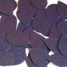 Teardrop Sequin 1.5" Deep Purple Metallic Sparkle Glitter Texture Paillettes