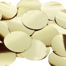 Gold Metallic 2 hole Sequin Round 40mm Couture Paillettes