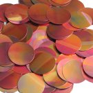 30mm Sequins Red Gold Rainbow Iris Shiny Metallic. Made in USA
