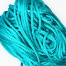 Aqua Blue Satin Rattail Cord Made in the USA 10 yard pack