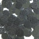 Round Sequin 15mm Black Metallic Sparkle Glitter Texture Couture Paillettes