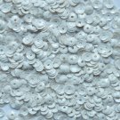 4mm Cup Loose Sequin FACET PAILLETTES ~ Cream Ivory Opaque