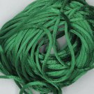 Green Satin Rattail Cord Made in the USA 10 yard pack