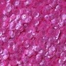 5mm Cup SEQUIN FACET Loose Paillettes ~ Opaque Satin Hot Neon Pink
