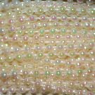 Crystal Iris Beads 2.5mm Molded on Thread Fused to string 120 inches (10')
