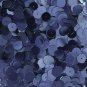 10mm Flat Sequins Navy Blue Metallic