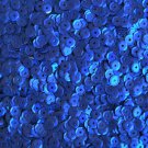 5mm Cup Round Sequins Royal Blue Matte Silk Frost. Made in USA