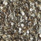 5mm Cup Round Sequins Light Champagne Gold Shiny Metallic. Made in USA
