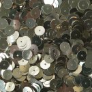 10mm Flat Round Sequins Light Champagne Gold Shiny Metallic. Made in USA