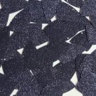 Fishscale Fin Sequin 1.5" Midnight Blue Metallic Sparkle Glitter Texture Paillet
