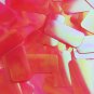 Rectangle Sequin 1.5" Coral Rose Ultra Crystal Rainbow Iris Iridescent