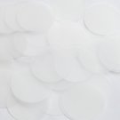 Round Sequin 1.5" Frosted Crystal Lexan Velvet Matte