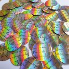 Sequin Round 30mm Black Gold Lazersheen Midsummer Night's Dream Shakespeare