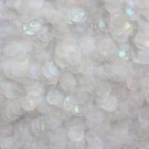 Flat SEQUINS Loose 8mm PAILLETTES ~ Crystal Clear Laser MULTI  HOLOGRAM ~ USA