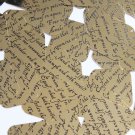 Sequin Square Diamond 1.5" Black Gold Midsummer Night's Dream Shakespeare Script