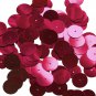 Round Sequin 15mm Red Wine Metallic Couture Paillettes
