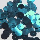 Round Sequin 15mm Sapphire Blue Metallic Couture Paillettes