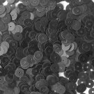6mm Flat SEQUIN PAILLETTE ~ CHARCOAL GRAY Transparent See Thru ~ Made in USA