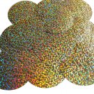 Sequin Round 2.5" Gold Hologram Glitter Sparkle Metallic. Made in USA