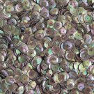 8mm Cup Sequins Coffee Brown Rainbow Iris Shiny Opaque