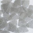 Fishscale Fin Sequin 1.5" Silver Metallic Sparkle Glitter Texture Paillettes