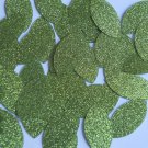 Navette Leaf Sequin 1.5" Lime Green Metallic Sparkle Glitter Texture Paillettes