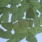 Fishscale Fin Sequin 1.5" Lime Green Metallic Sparkle Glitter Texture Paillettes
