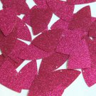 Fishscale Fin Sequin 1.5" Fuschia Pink Metallic Sparkle Glitter Paillettes